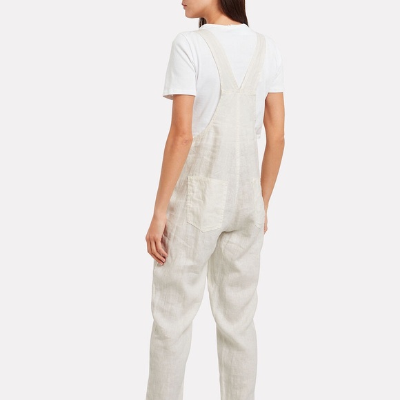 SSO BY DANIELLE 100% LINEN OVERALLS - Picture 4 of 13